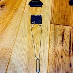 Illuminata necklace and earrings